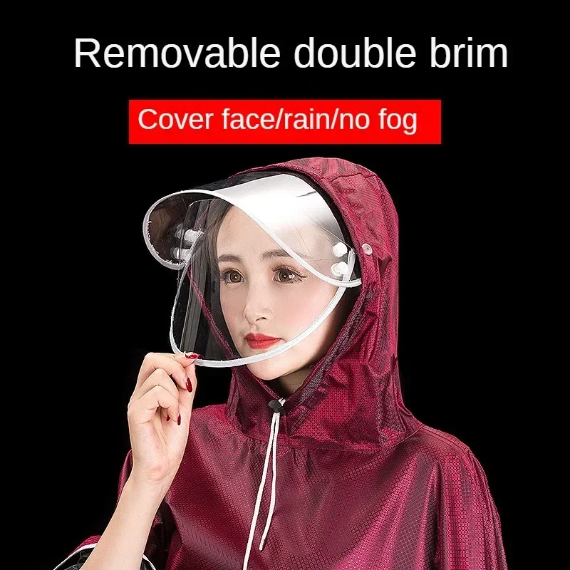 DurableRaincoat Electric Bike Motorcycle Adult Raincoat Thickened Electric Bicycle Men's And Women's Single Person Riding Waterp