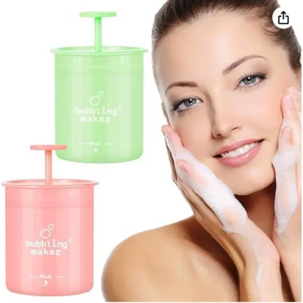 Portable Foaming Clean Tool Simple Face Cleanser Shower Bath Shampoo Foam Maker Bubble Foamer Device Clean Cream Makeup Tools