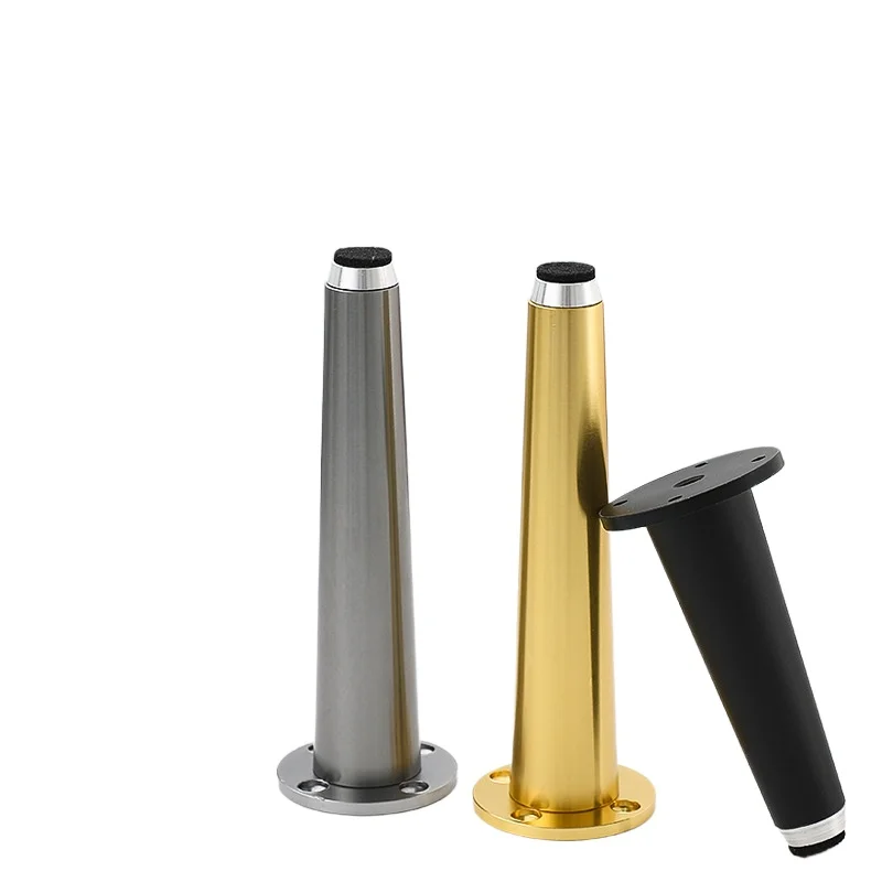 Aluminum Alloy Gold Legs For Tv Furniture Feet Foot Table Sofa Chair Leg Bathroom Cabinet 10/15/20/25CM Hardware Home Decor