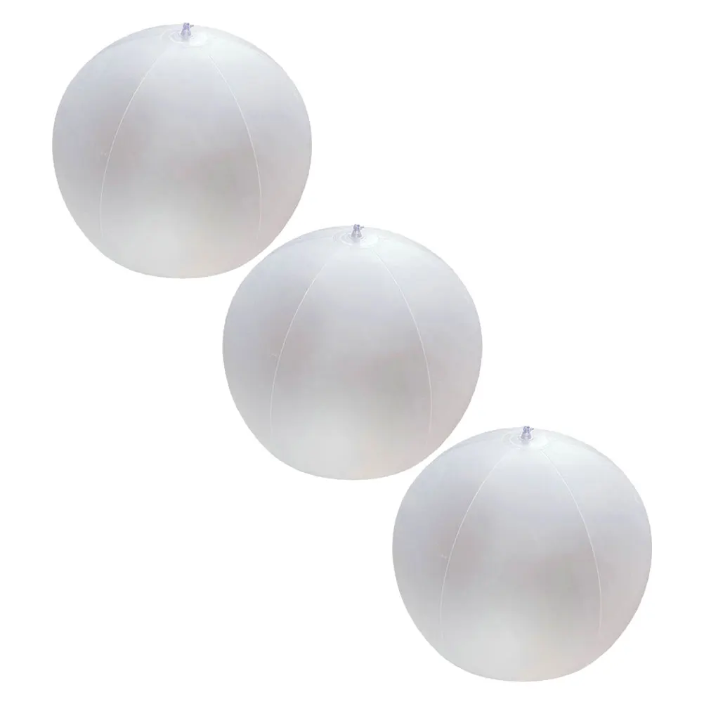 3 قطعة كرات الشاطئ البلاستيكية القابلة للنفخ متجمد فريد تجمع زينة الحفلات الزفاف الصيف كرة الشاطئ تفجير كرات حلية #1