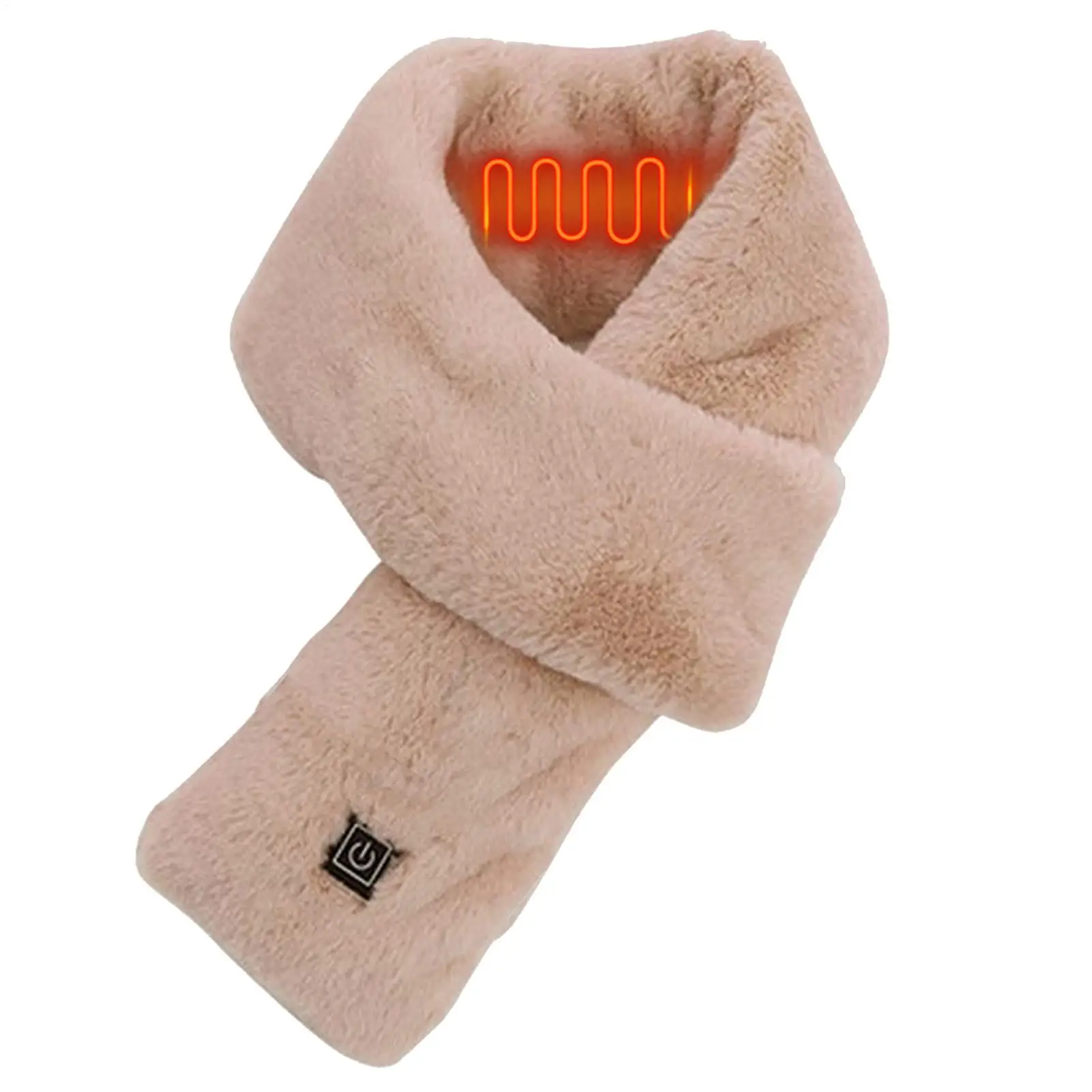 Winter Heating Scarf for Women Men Temperature Scarf 3 Gears Adjustable USB Charging Heat Control Neck Warmer Washed Directly