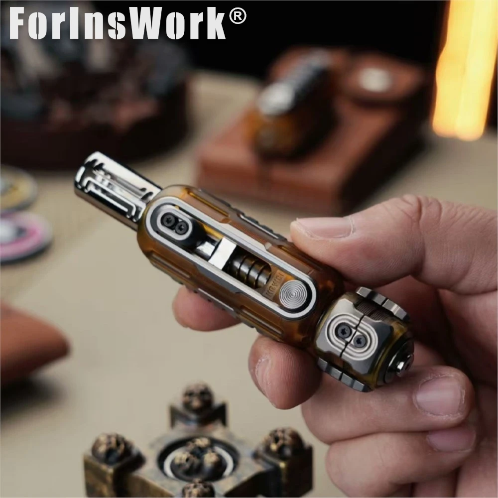 MUYI Artillery PEI&Ti Mechanical Catapult Magnetic Push Egg Fidget Toy EDC Stress Relief Decompression Finger Toy