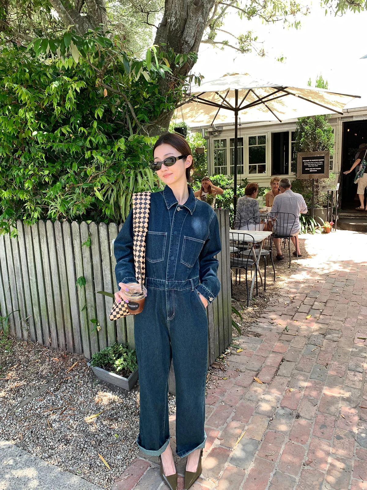 

Модные джинсовые комбинезоны Friday Icon: повседневные, весна 2025, новинка от Vcruan Melbourne Friday Sli, удобные женские джинсовые комбинезоны