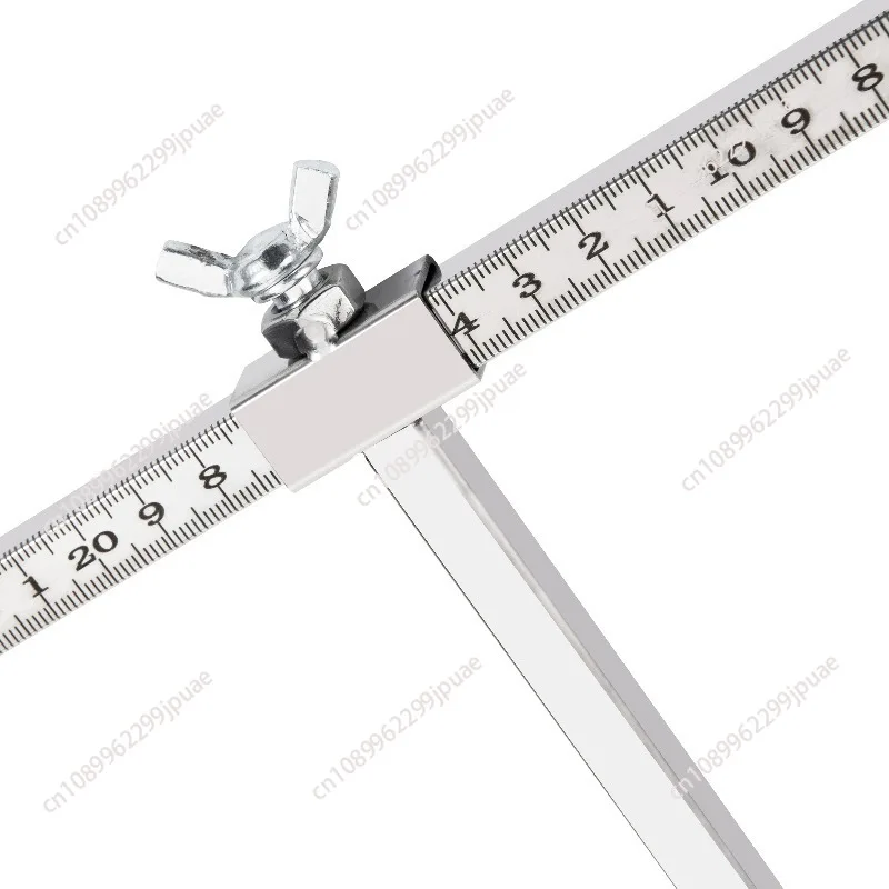 Stainless Steel Car Sheet Metal Tools Accident Body Beam Repair Correction Inspection Two-dimensional Measuring Tape