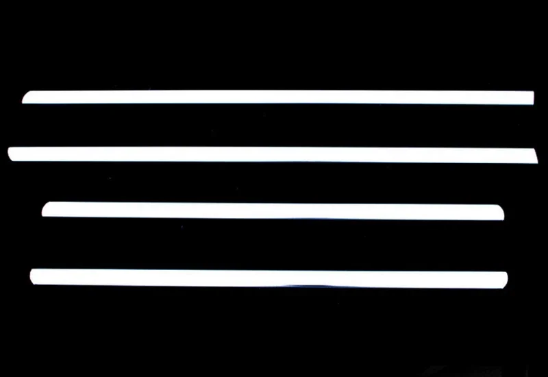 Stainless Steel 4PCS Bottom Window Frame Molding Trim Cover For Jeep Compass 2008 2009 2010 2011 2012 2013 2014 2015 2016