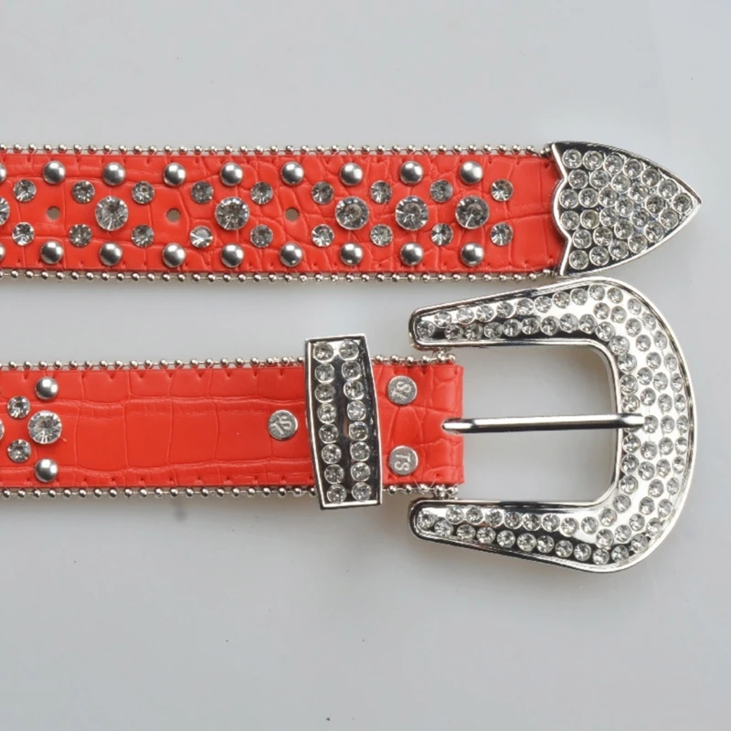 Hot Girls Shiny Belt All-match Pin Buckle Belt for Skirt Jeans Wear