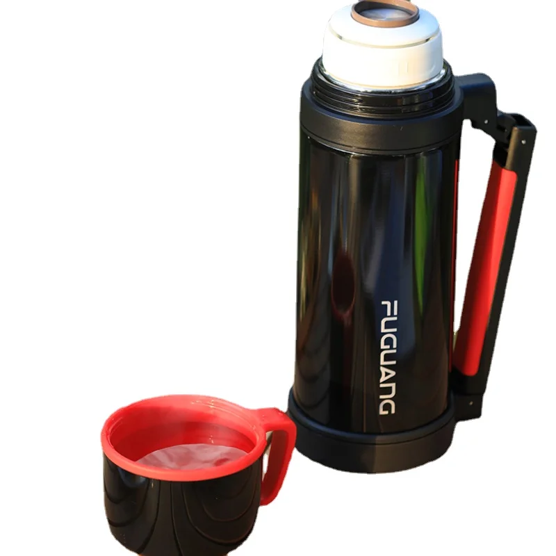 Outdoor Thermos Large Capacity Thermos Cup Household Thermal Kettle 3 Liters Vacuum Travel Pot Portable Thermos Bottle