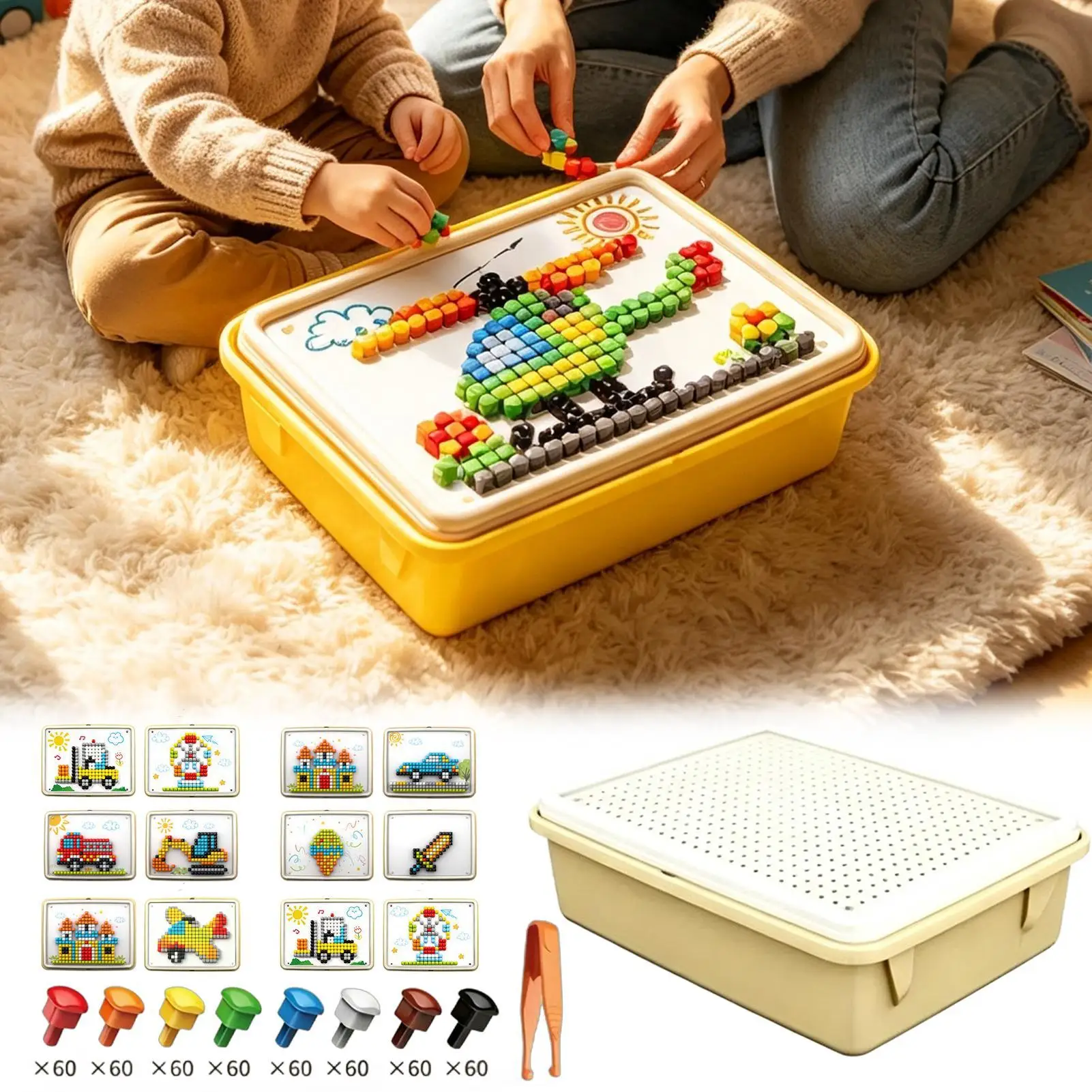 peg-puzzles-mushroom-peg-3d-interactive-educational-learning-toys-480-piece-kids-puzzle-building-toys-for-boys-girls-home