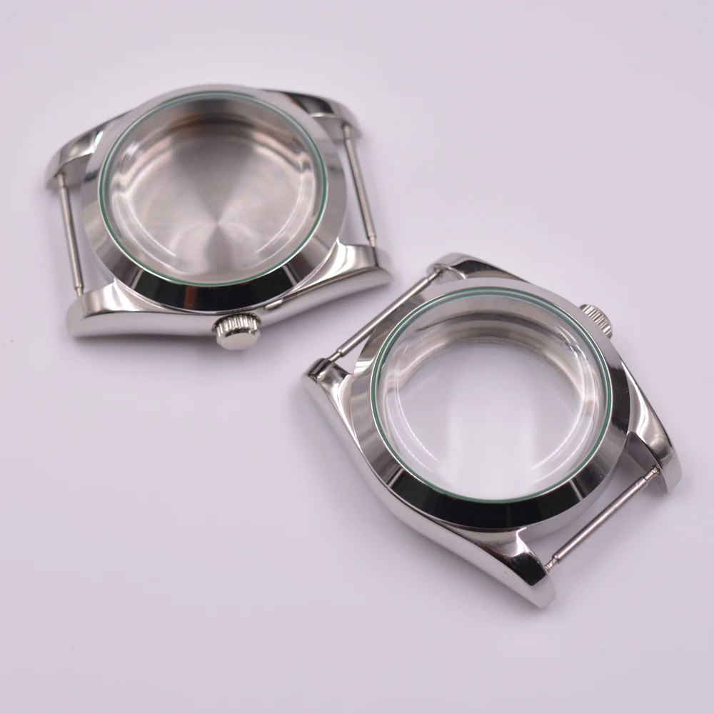 36mm/40mm domed glass watch case fit NH35 NH36 ETA2824 2836 Miyota8205 8215 821A Mingzhu DG2813 3804 PT5000 movement