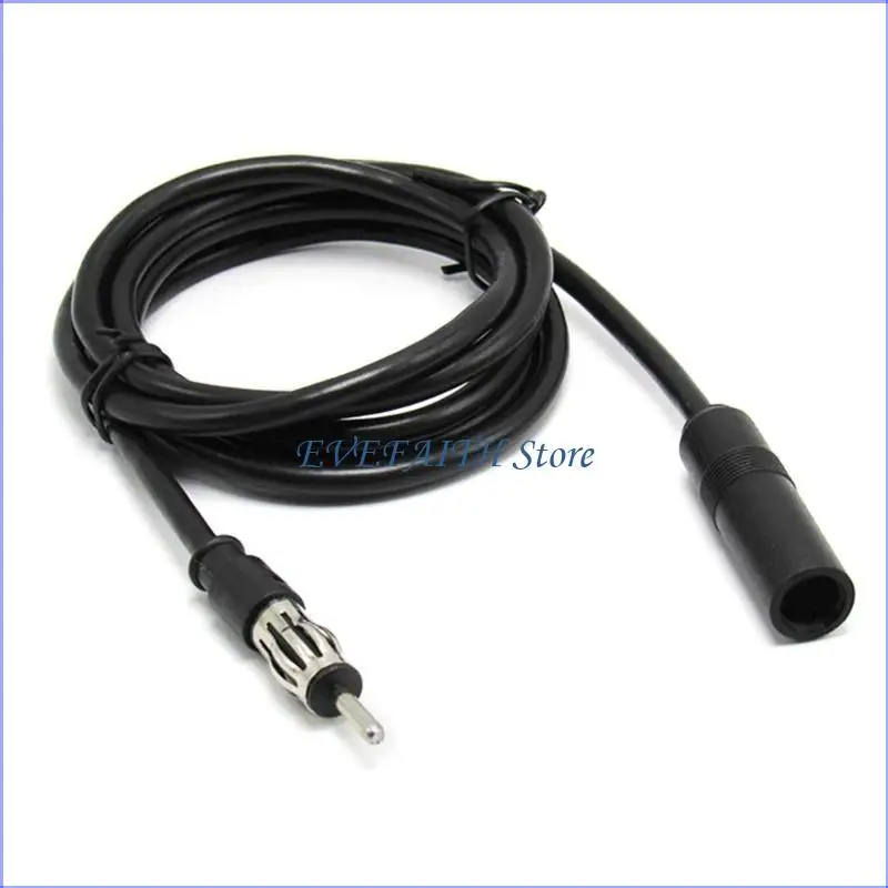124B Car Radio Antenna Extension Adapter Cord, 35cm Cable Length for Better Access Improved Reception in Remote Areas