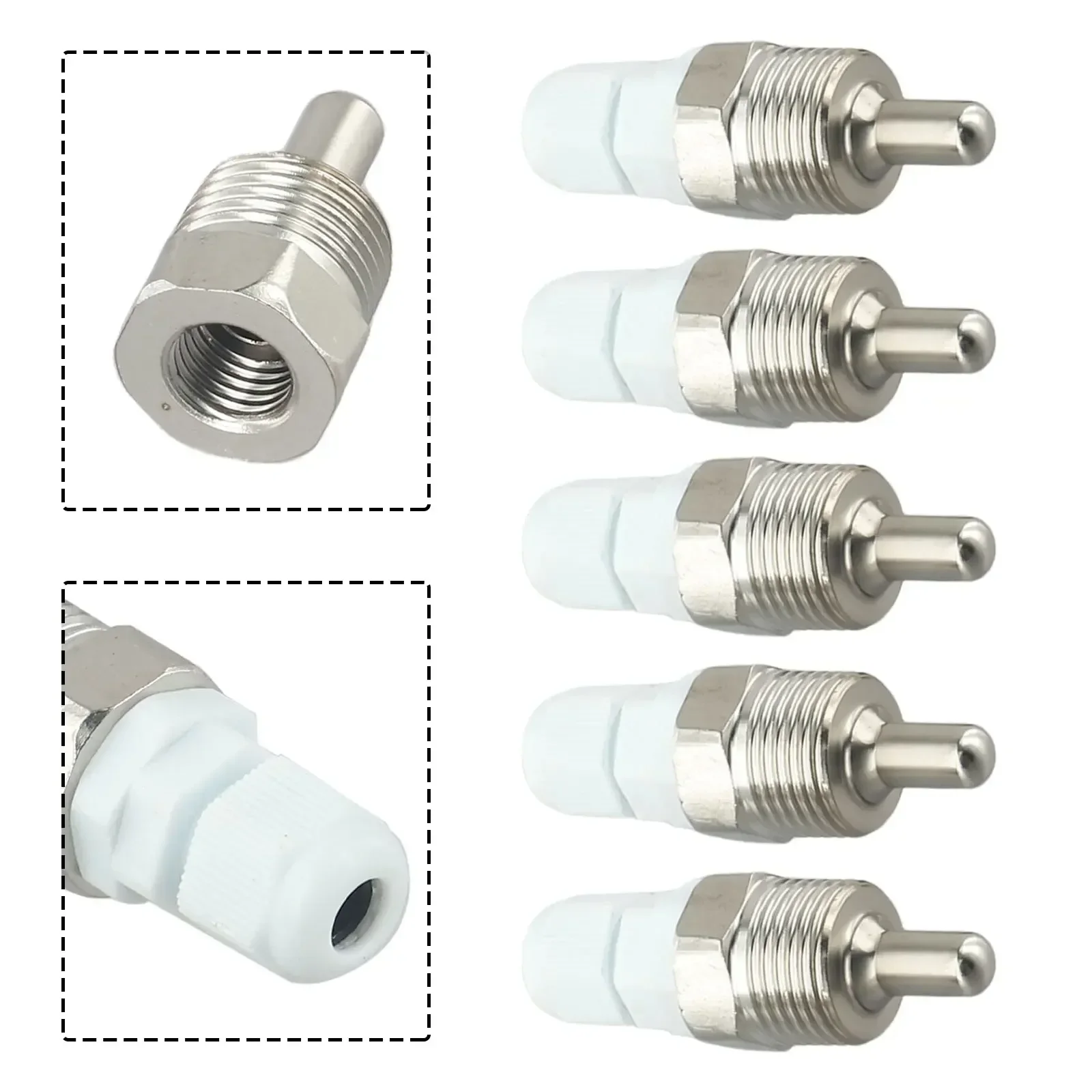 Orta paslanmaz çelik malzeme ile sıcaklık sensörü termal temas için daldırma kol G 1/2 vida
