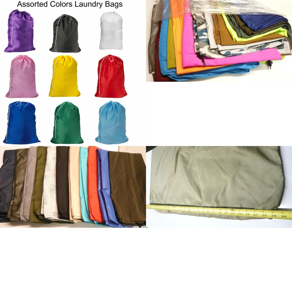 

12 Piece Laundry Bag Set Heavy Duty Extra Large Nylon 30 x 40 Washable Mesh Laundry Bags for Delicates Organza Garment Bags Free