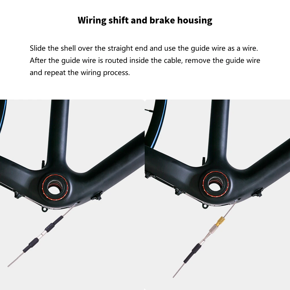 أداة الخط الداخلي لإطار الدراجة، دليل سلك الرصاص المغناطيسي المتين المحمول، سهل الاستخدام، جودة عالية لدراجة الطرق الجبلية #5