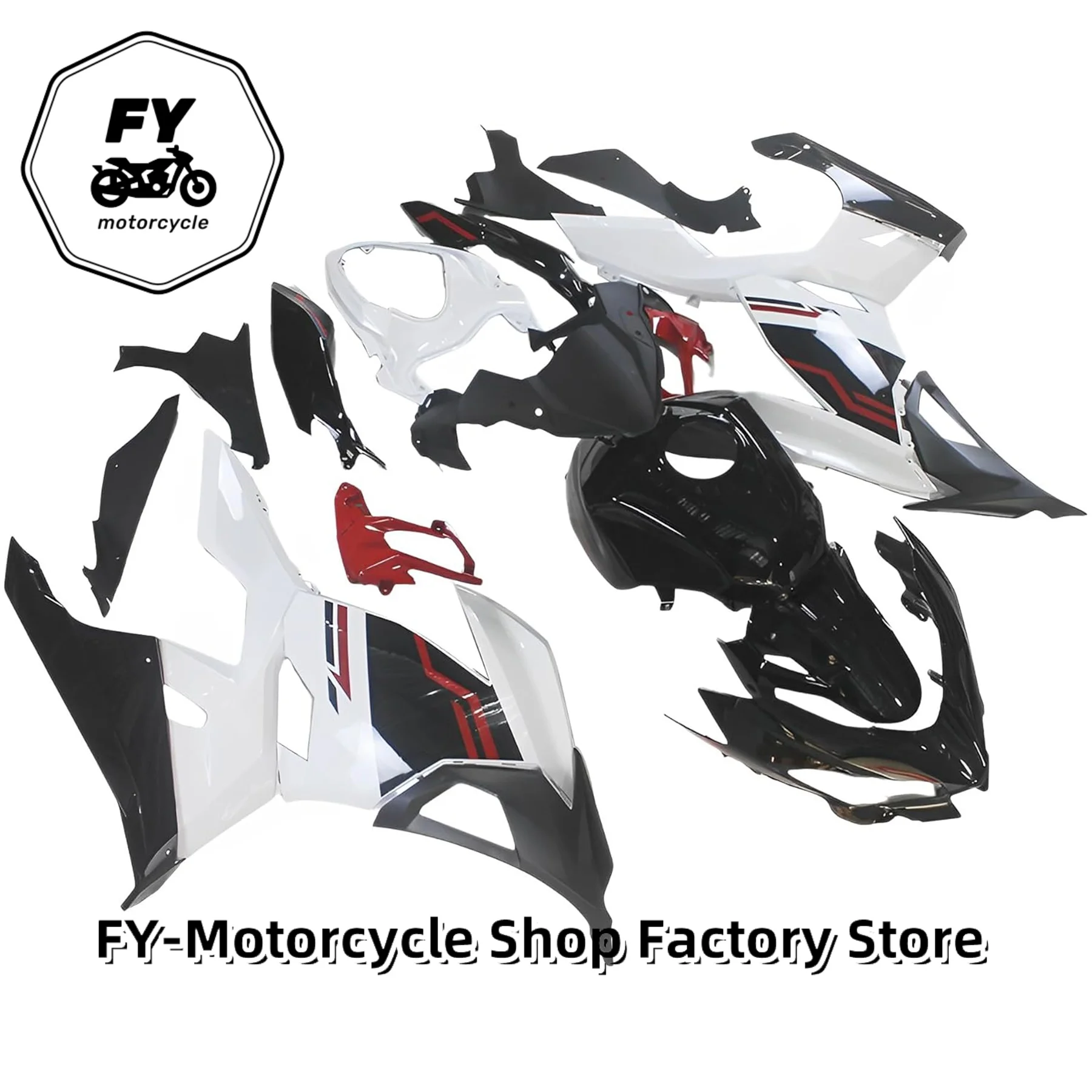 Fit for Kawasaki Ninja 400 2019-2022 body kit with new ABS all motorcycle hood front mudguard, left and right side panel fairing