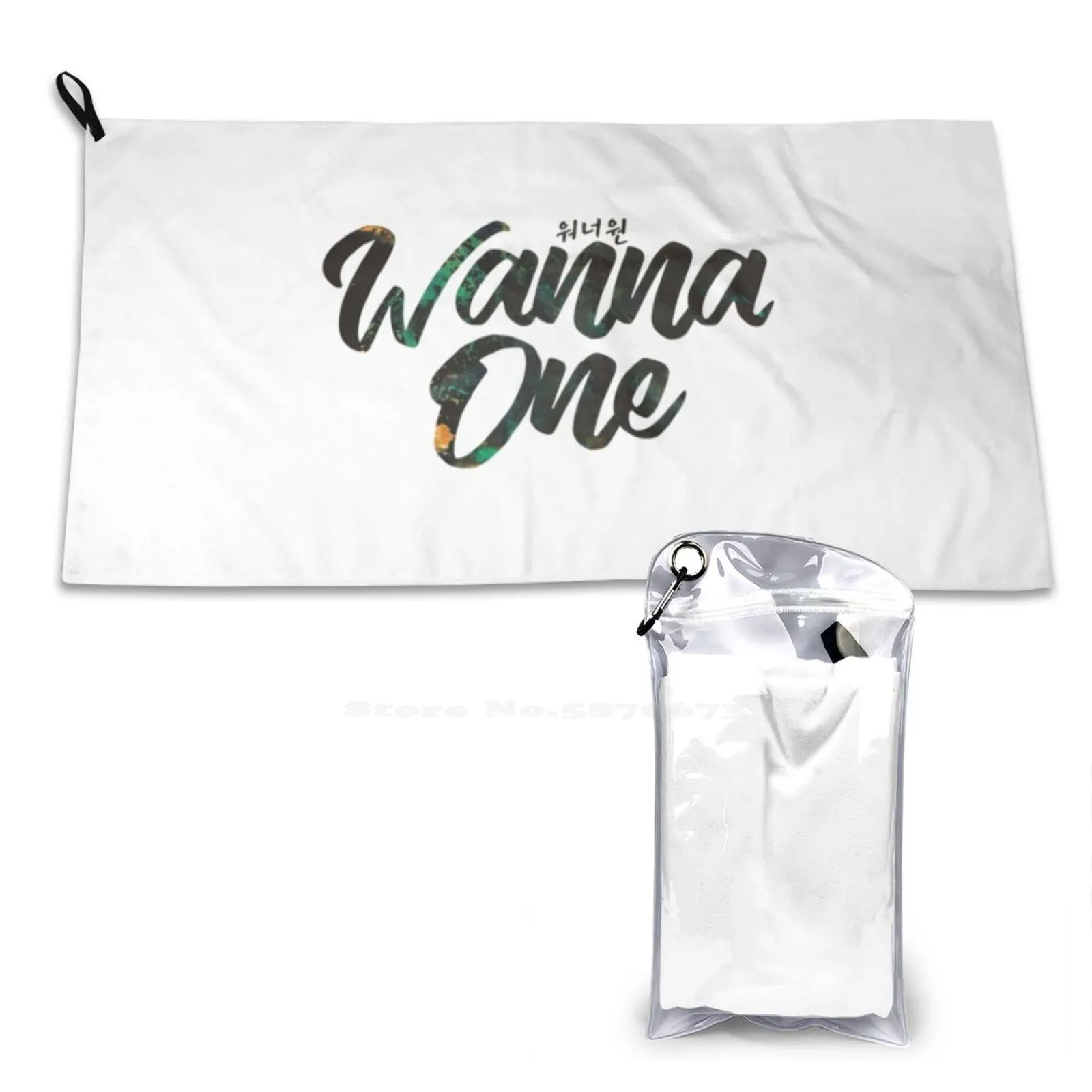 Wanna One Group Name Soft Towel Quick Dry Beach Towel Wanna One Daniel Jihoon Daehwi Jaehwan Seongwoo Woojin Guanlin Jisung