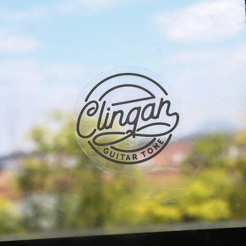 Custom Transparen Stickers With Logo Name Label Waterproof Die Cut Personalized For Wedding Inside Window Bottle Gift Box Laptop