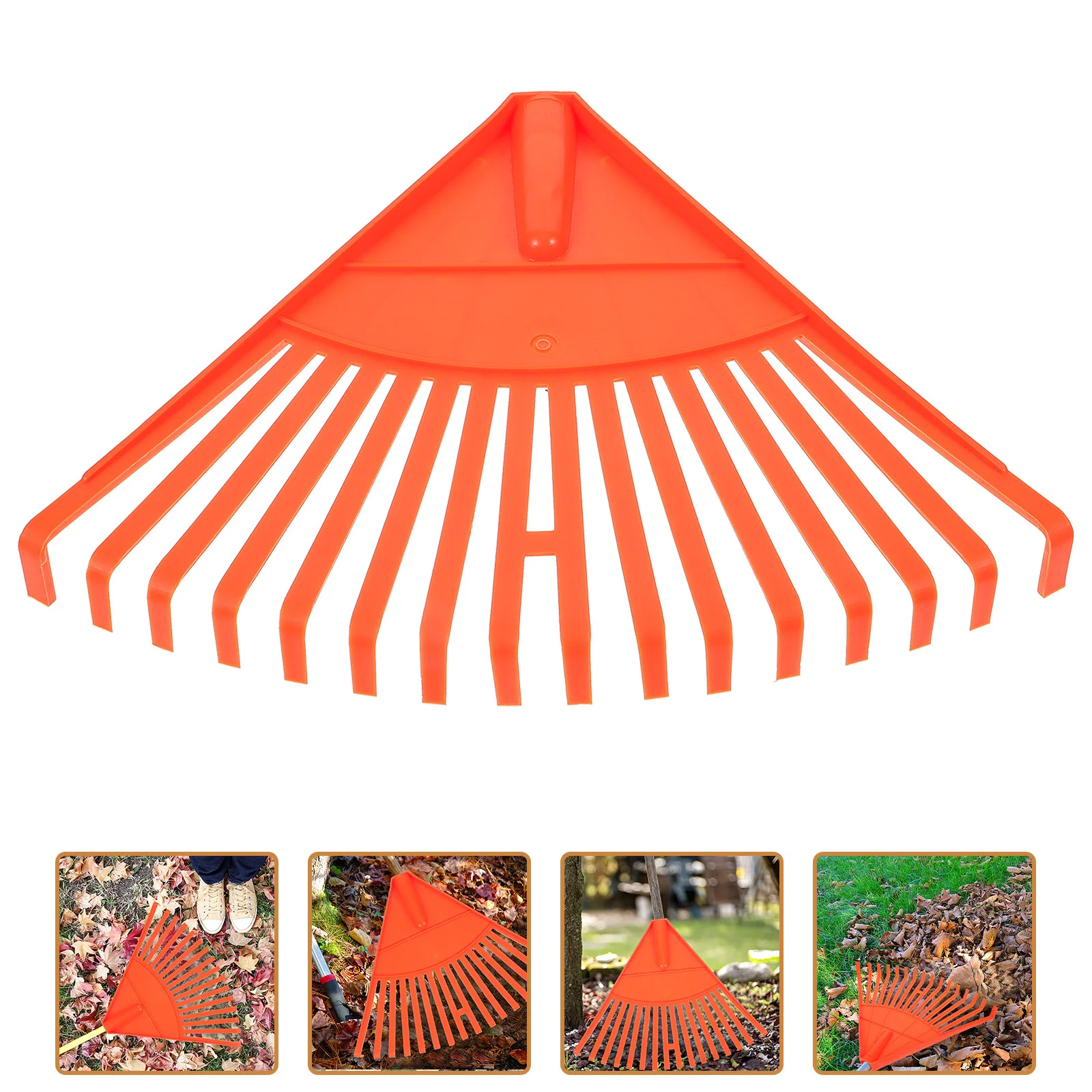 

Plastic Grass Rake High Strength Nylon Garden Tool for Digging Transplanting and Mixing Soil Small Rake for Flower Bed