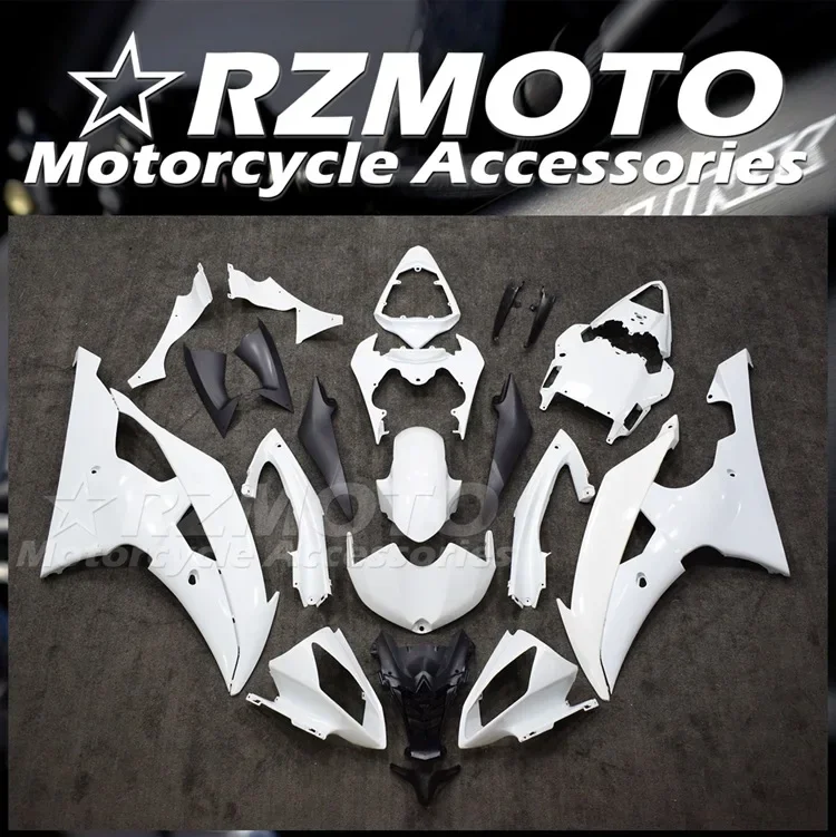 

4Gifts New ABS Motorcycle Fairings Kit Fit For YAMAHA YZF- R6 2008 - 2016 08 09 10 11 12 13 14 15 16 Bodywork Set White