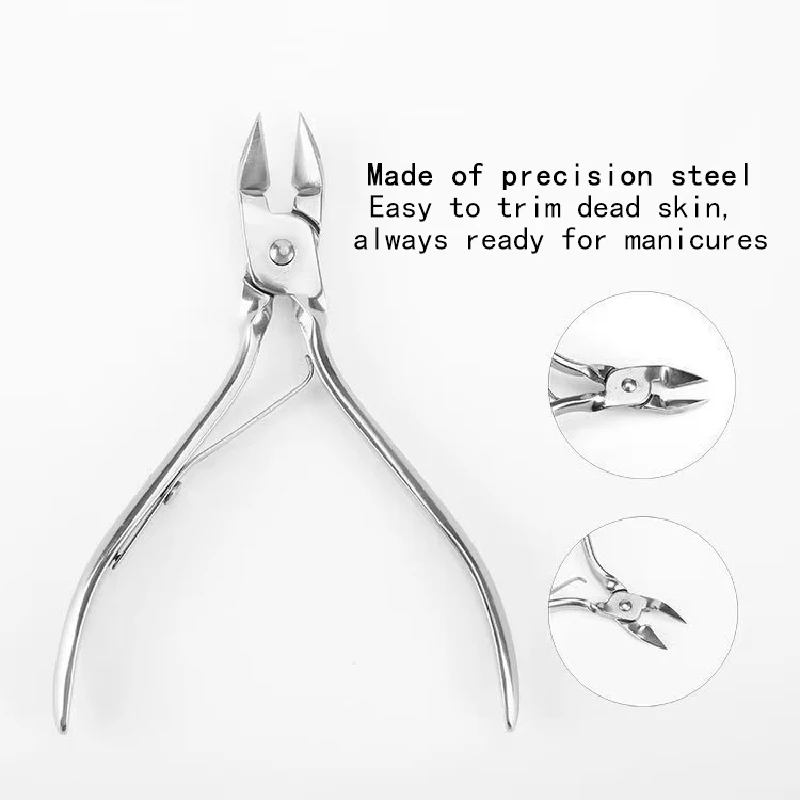 Nagelgroef nagelknipper, nail art dode huidknipper, kleine dode huid tang, dode huid trimmen teennagel messen, gereedschap voor rem