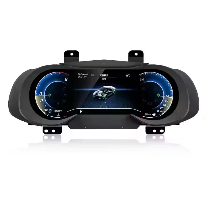

For Quattroporte for Auto Meter Instrument Dashboard Upgrade 2013-2023 LCD Digital Cluster