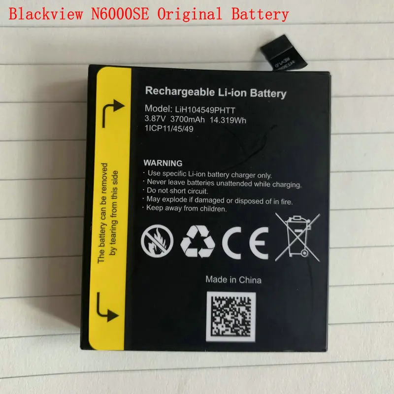 Battery for Blackview N6000SE Bateria Rechargeable LiIon Batteries Mobile Phone Repair Parts