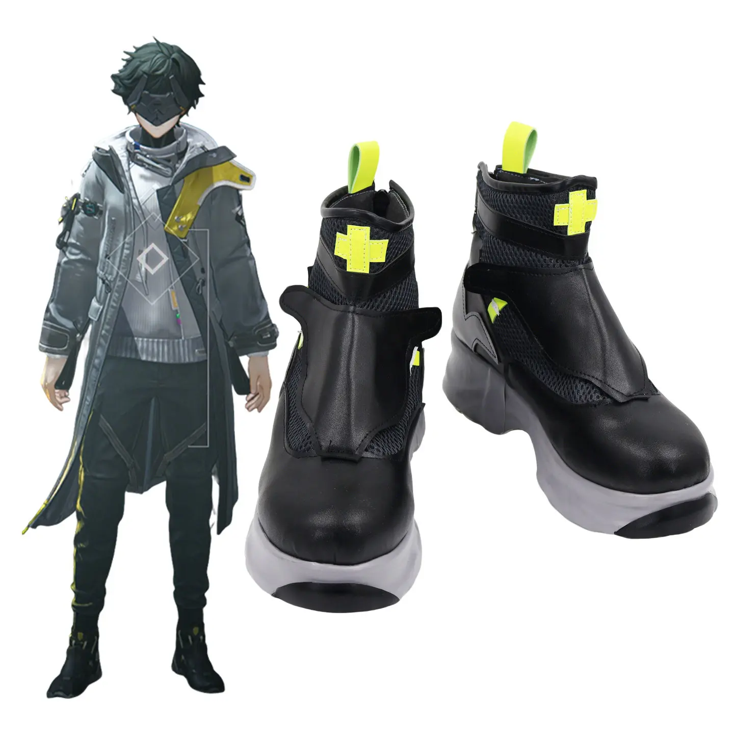 

Anime Arknights Endfield Endministrator Cosplay Shoes PU Leather Boots Halloween Carnival Shoes Cosplay Props Custom Made