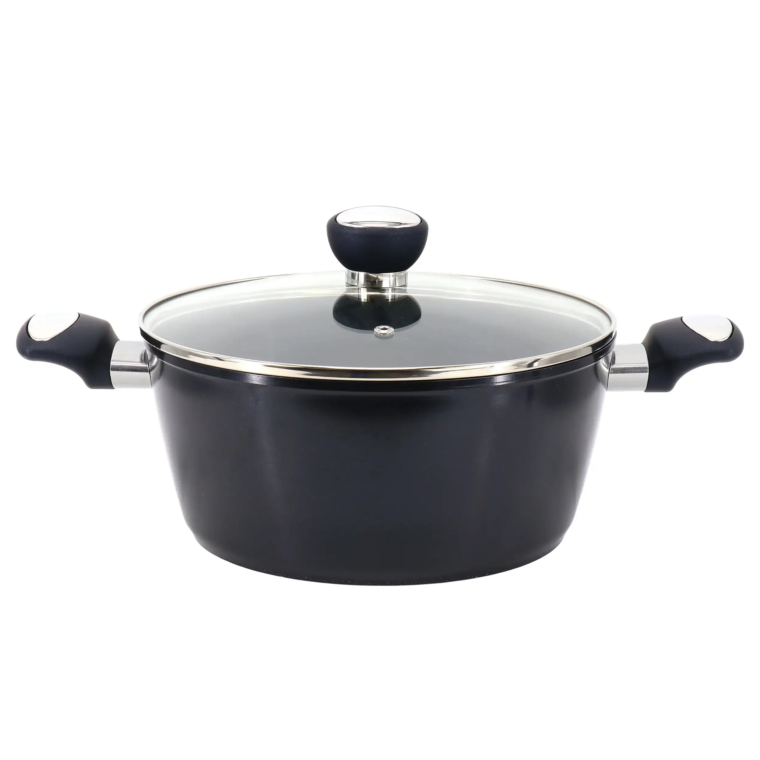 

4.2 Quart Ceramic Nonstick Aluminum Dutch Oven with Lid in Dark Blue