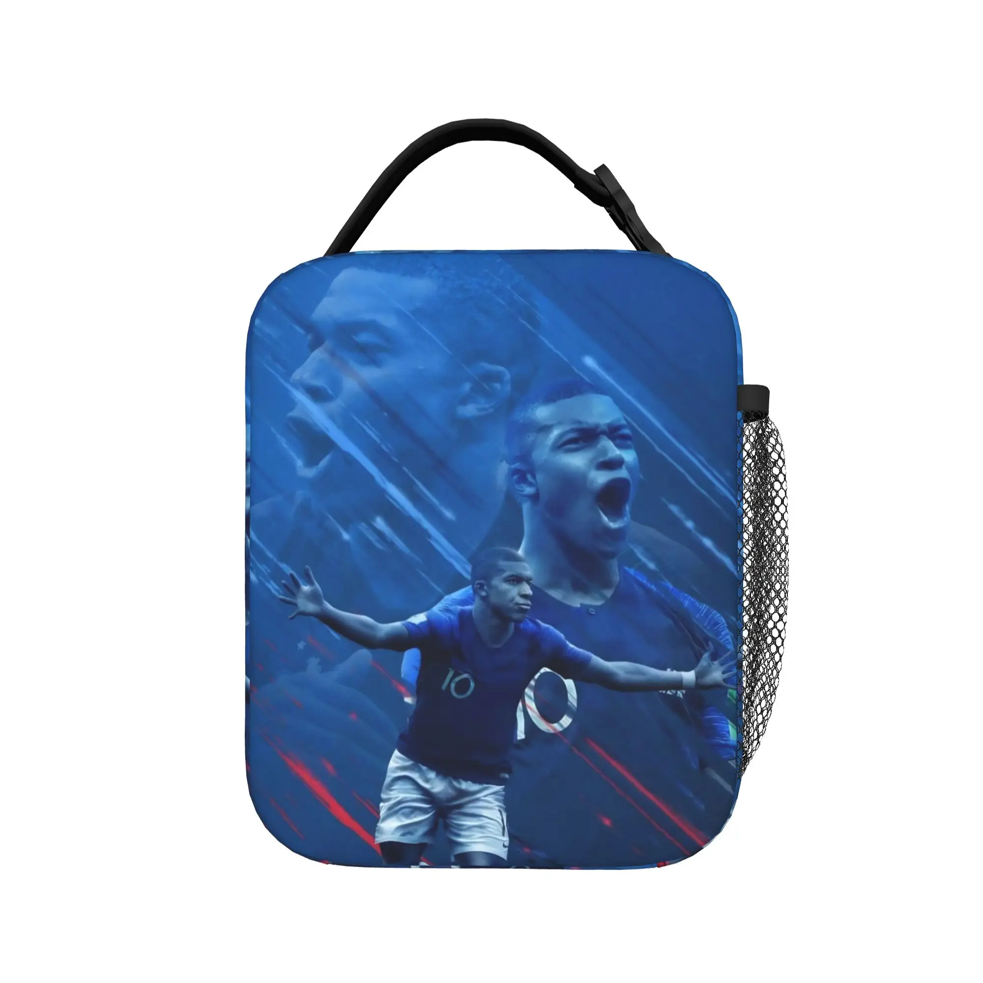 Mbappes Insulated Lunch Bags Portable Soccer Football Meal Container Cooler Bag Tote Lunch Box College  Picnic Men Women