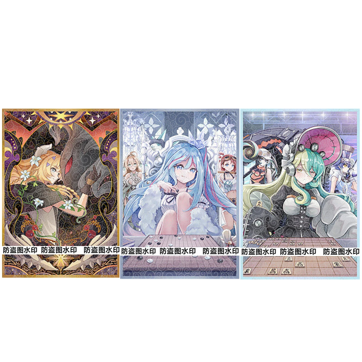

63X90Mm 50Pcs/set Diy Yu-Gi-Oh! Witchcrafter Madame Verre Card Sleeves Ygo Ecclesia Kewl Tune Card Protective Cover Gift Toys