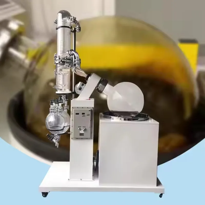 1-50L Rotary Evaporator Automatic Vacuum Distillation New Second-Hand Electric Pump Engine Digital Laboratory Home Farm Use