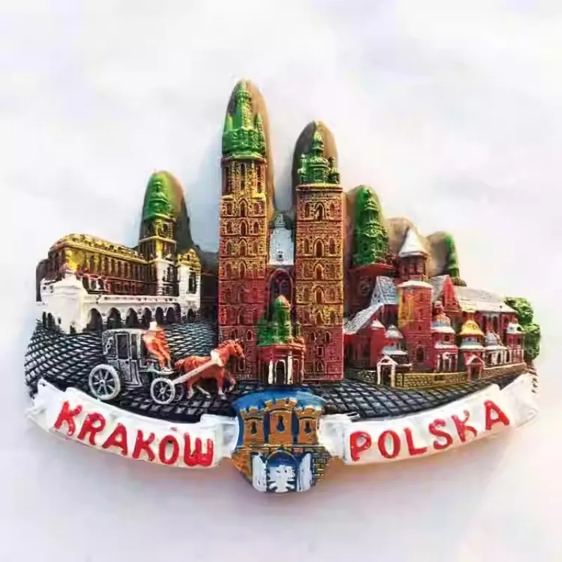 Poland Fridge Magnets Kraków Warsaw Gdynia Gdansk Sopot Toruń Fridge Stickers Home Decor Wedding Birthday Gifts