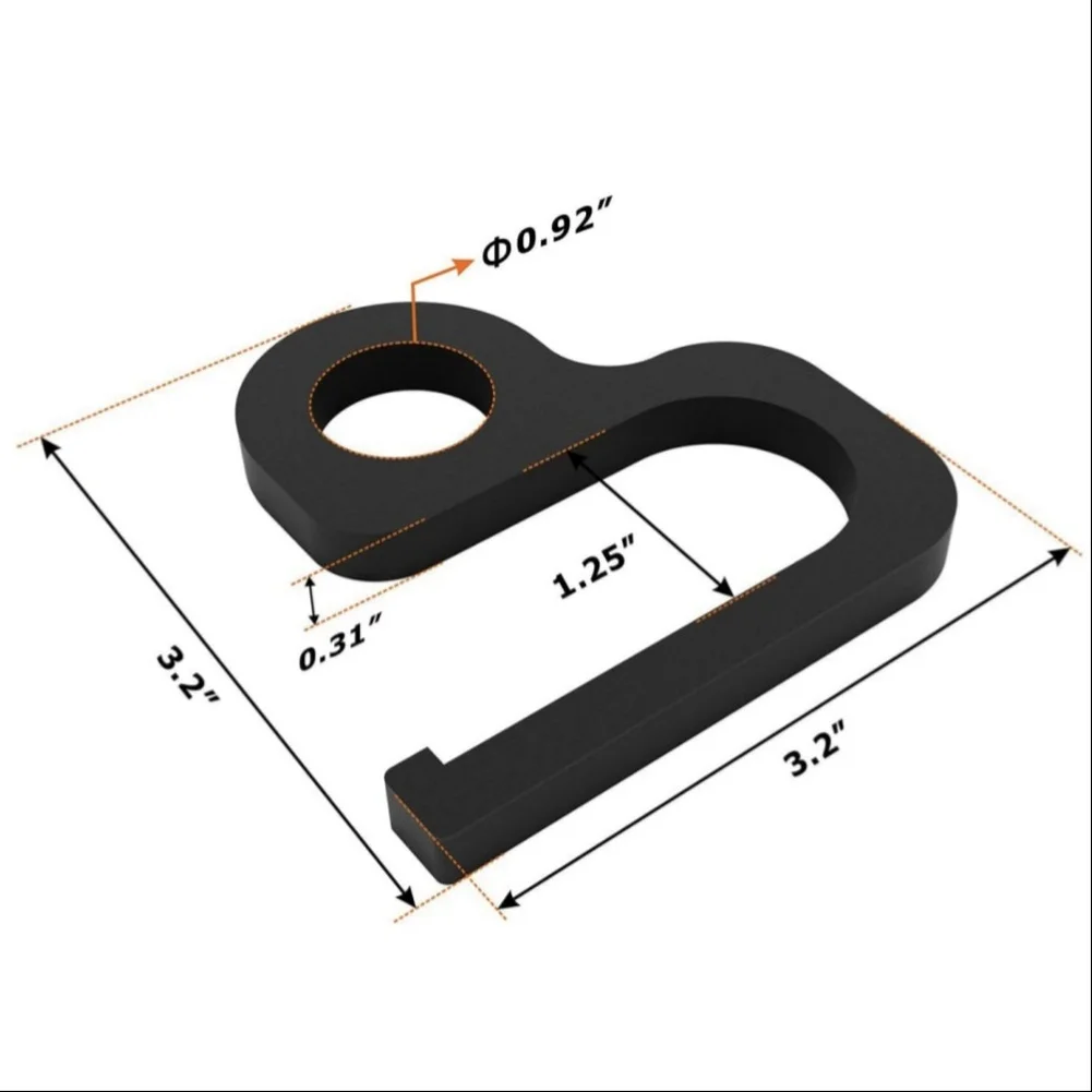2PCS Lower Control Arm Pry Tool Set 8mm Carbon Steel Suspension Bushing Removal Ball For Joint For Separator For 7/8 Inch Pry Ba