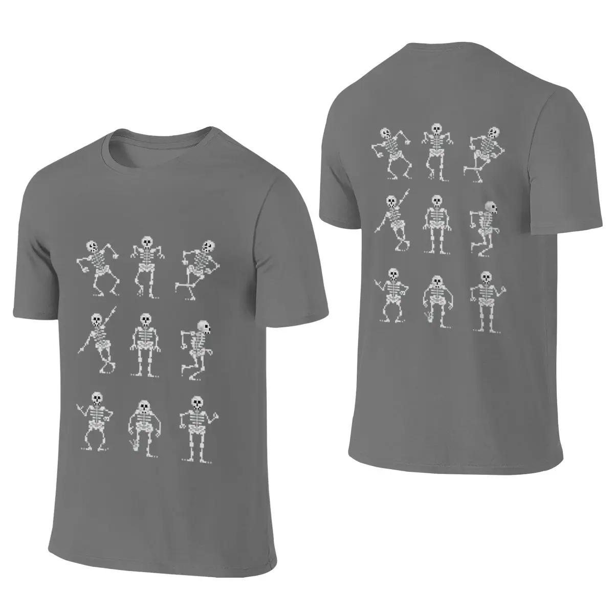 Monkey Island 2 Bone Song Sprite Sequence Couple Style Reversible T-shirt Light Minimalism Durable Tee