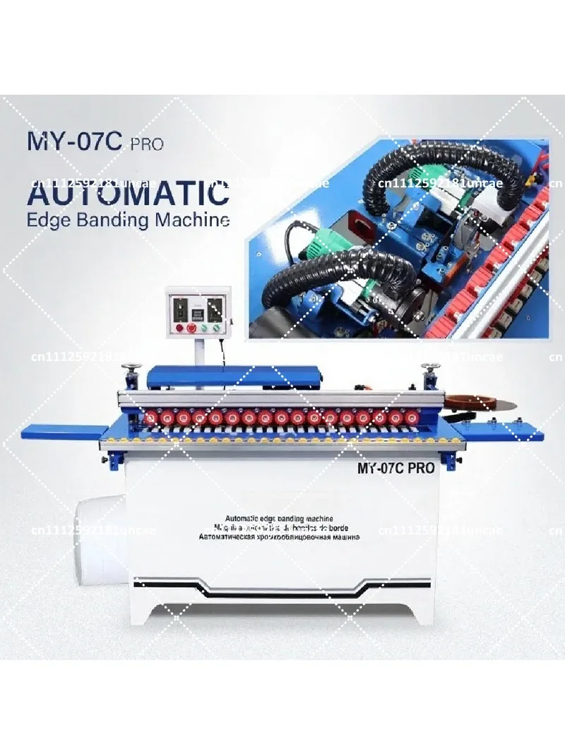 Fully Automatic Edge Banding Machine Curved Trimming Profiling for Furniture Home Decoration