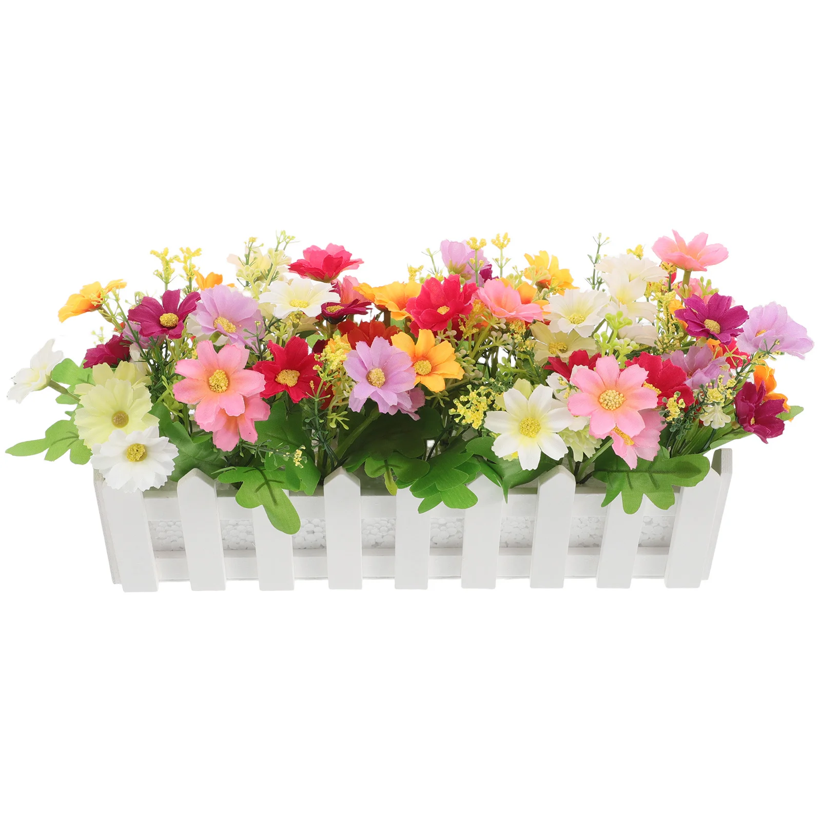 

Artificial Daisy Flowers Fake Flower Arrangements For Home Wedding Decor Outdoor Garden Porch Display Faux Floral