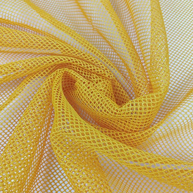 

100x120cm Honeycomb Mesh Fabric Polyester Net Fabric for DIY Sewing T-Shirt Sportswear Knitted Lining Fabric Cloth Multifunction
