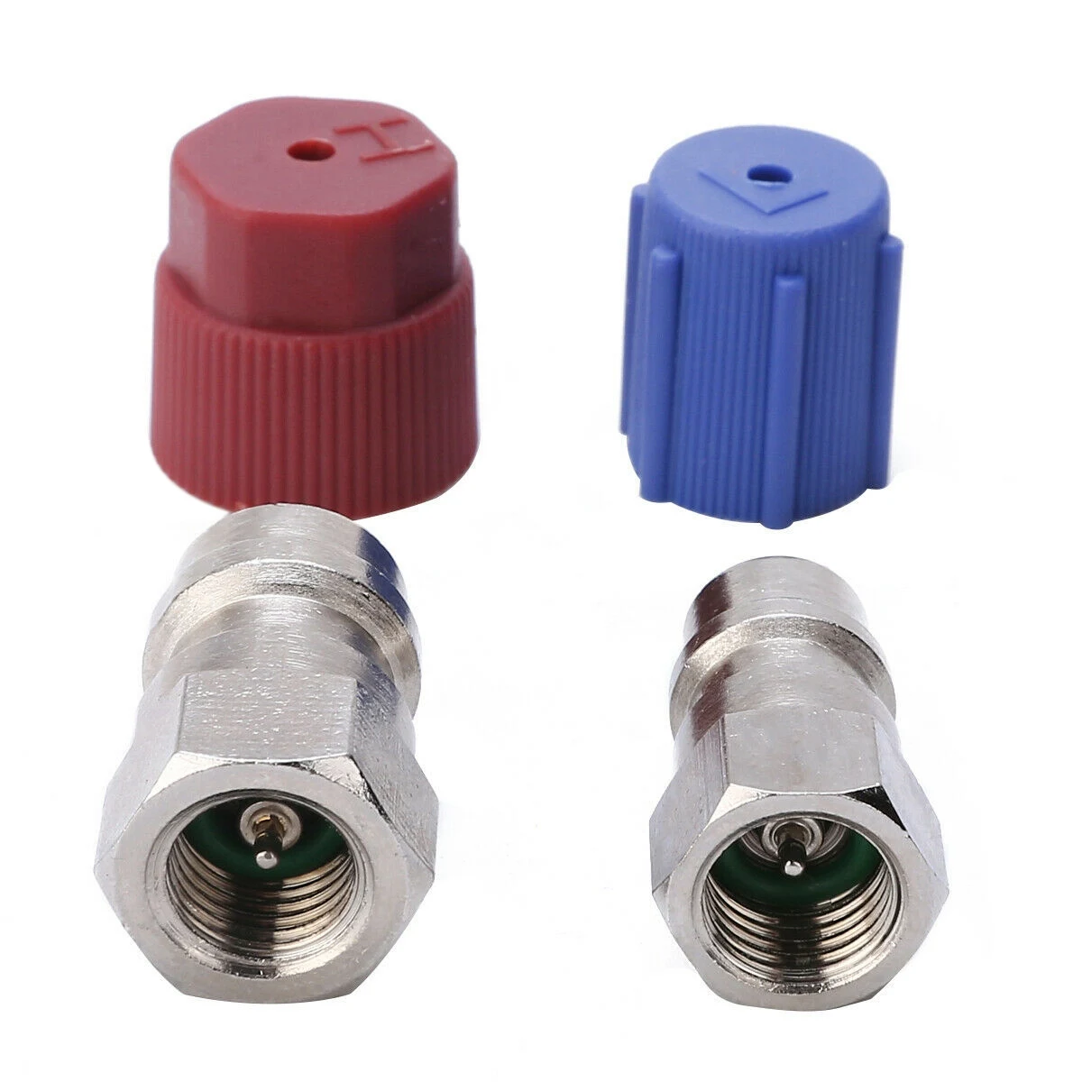 

Internal Thread 1/4SAE Interface Is Converted Into R134A High and Low Pressure Male Connector Conversion Nozzle AC1316LH