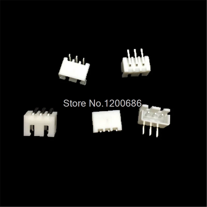 

100 piece XH 2.54 3-Pin Connector Right angle socket plug Male connector