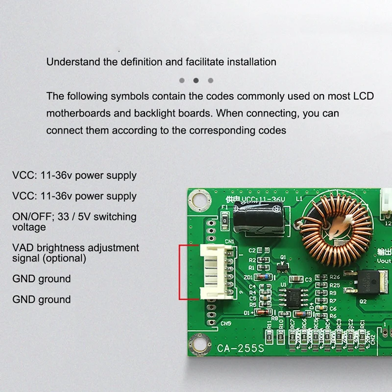 CA-255S 10-48 Inch LED LCD TV Backlight Constant Current Board Boost Driver Inverter Board CA-255 Universal 10-42 Inch