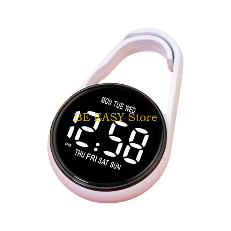 E28F Waterproof Study Companion Clock LED Electronic Hanging Watch Featurings Touch screens Control For Exam Preparation