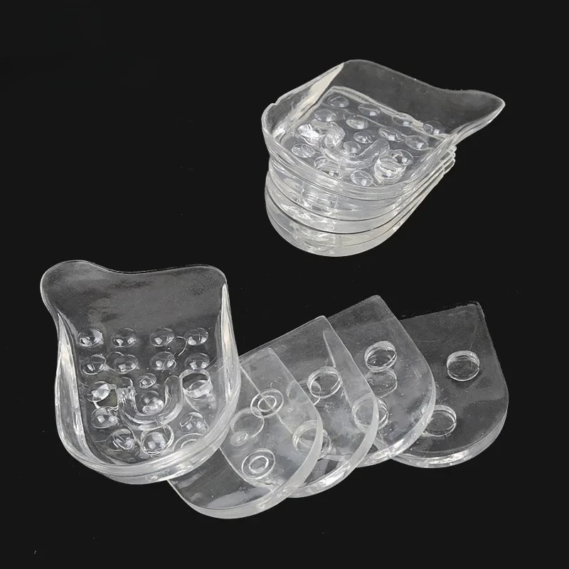 

5 Layers Adjustable Taller Insole Silicone Gel Inserts Lift Shoe Pads Inner Height Increase Comfortable Transparant Heel Cushion