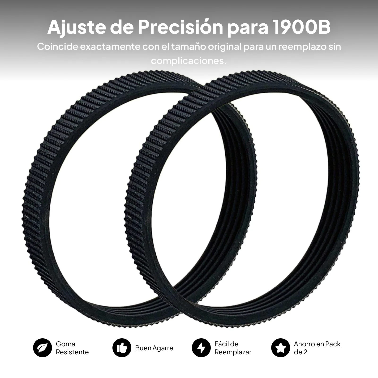 Electric Planer Drive Belt 238mm Practical Replacement Low Noise Woodworking Accessory for Carpentry Equipment