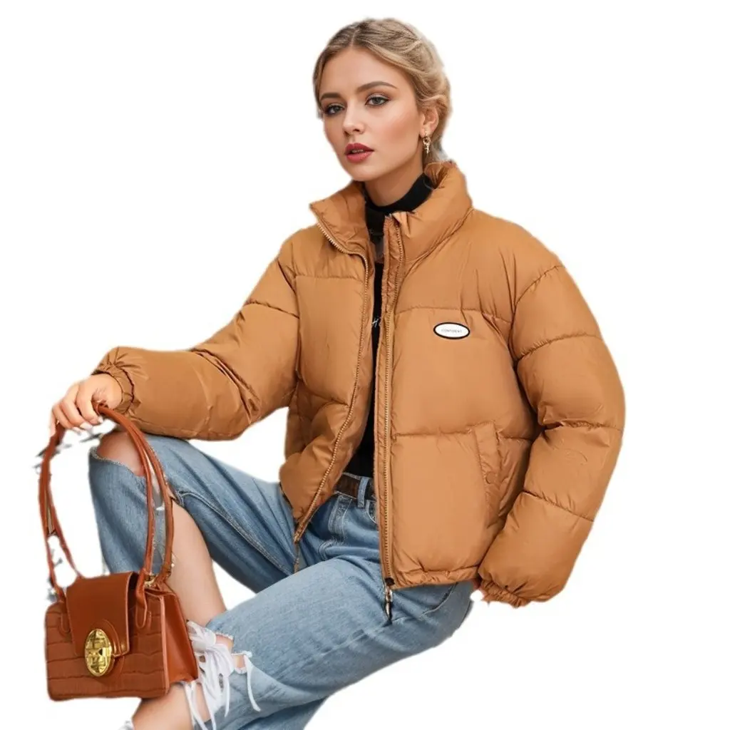 

Women's Western Style Cotton-Padded Jacket Winter Short plus Size Coat Fashionable Warm Winter Clothes for Ladies