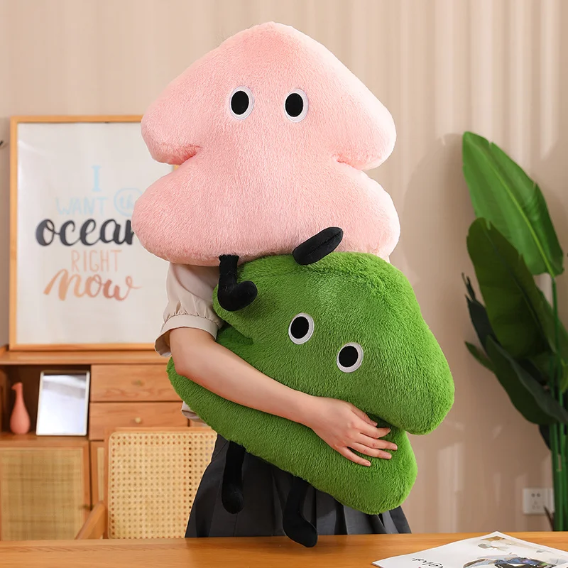 43CM New Tree Plush Toy Stuffed Soft Plushie Tree Huggable Pillow Backrest Cushion Toys for Girls Xmas Gift Decor