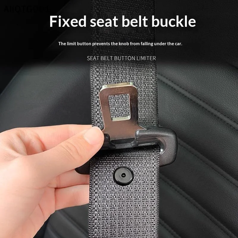 

10 Pair Car Seat Belt Limiter Buckle Adjustable Safe Belt Clip Universal Seat Belt Stopper Button Retainer Car Accessories