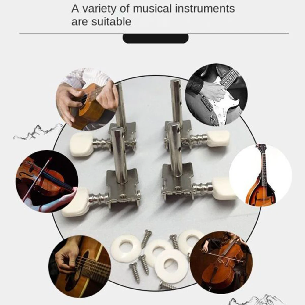 1/3pcs struna gitarowa kołki do tuningu gitara klasyczna Tuner głowice maszyn do lukowej gitary akustycznej Ukulele kwadratowe akcesoria tunery