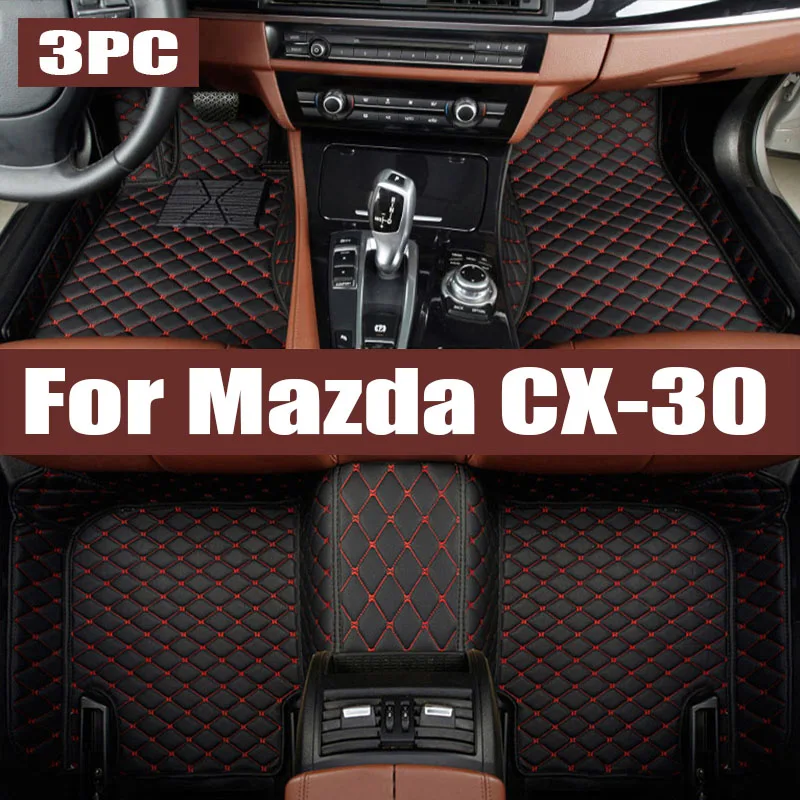 

Car Floor Mats For Mazda CX-30 CX 30 CX30 DM 2020 2021 2022 2023 2024 Leather Foot Carpets TPE Pads TPE LHD Rug Auto trunk mat