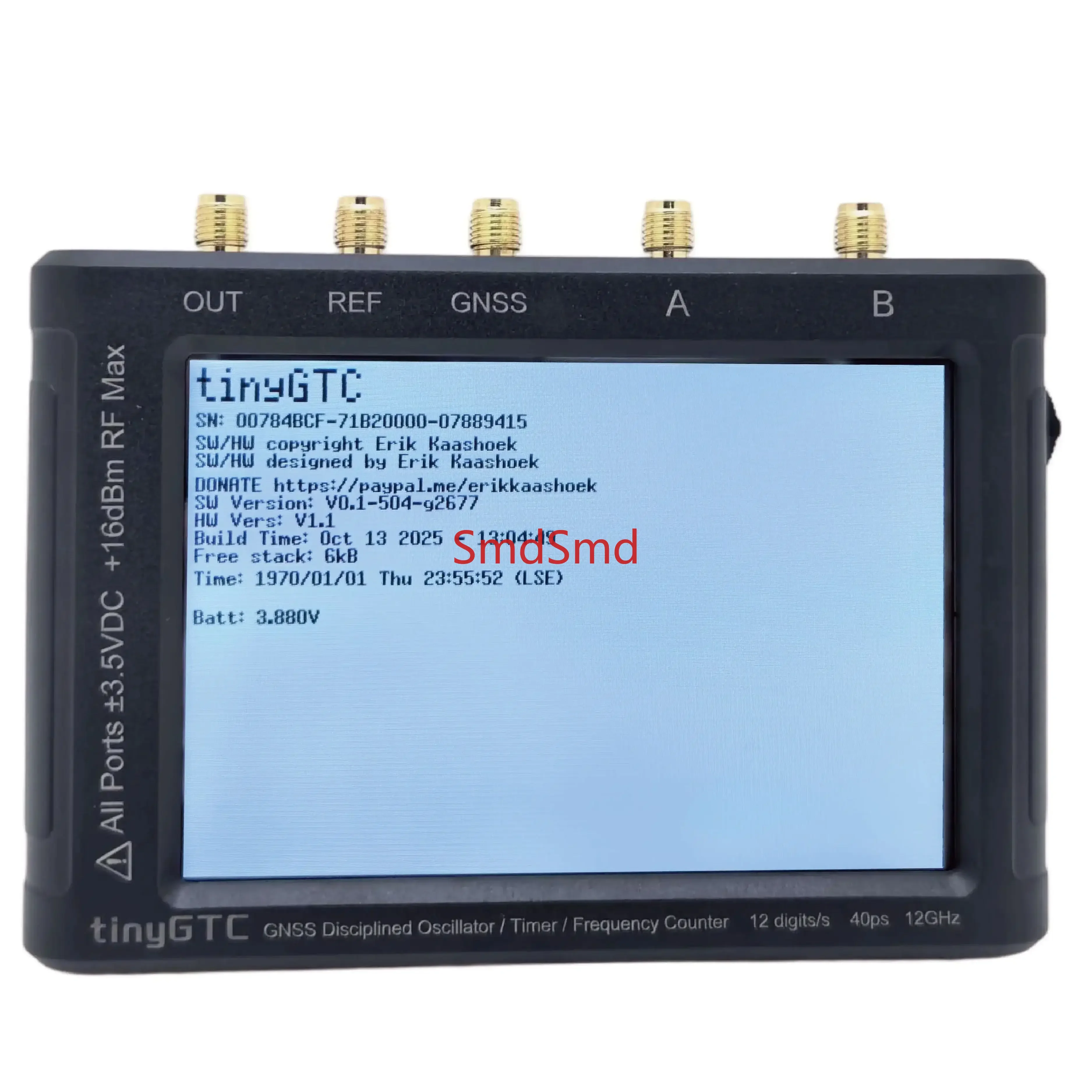New GTC ZC412 12GHz Frequency Counterdual Timer/Counter built-in GPSDO