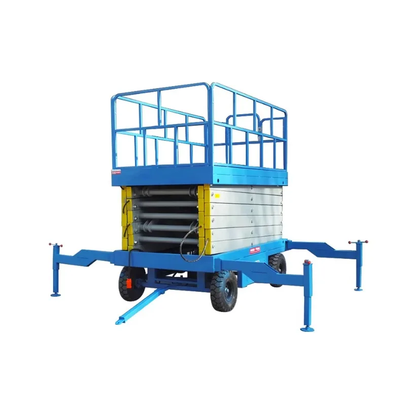 Intelligent Fault Alarm Self Drive Mobile Lifting Platform Full Automatic Hydraulic Scissor Safe Construction Machine