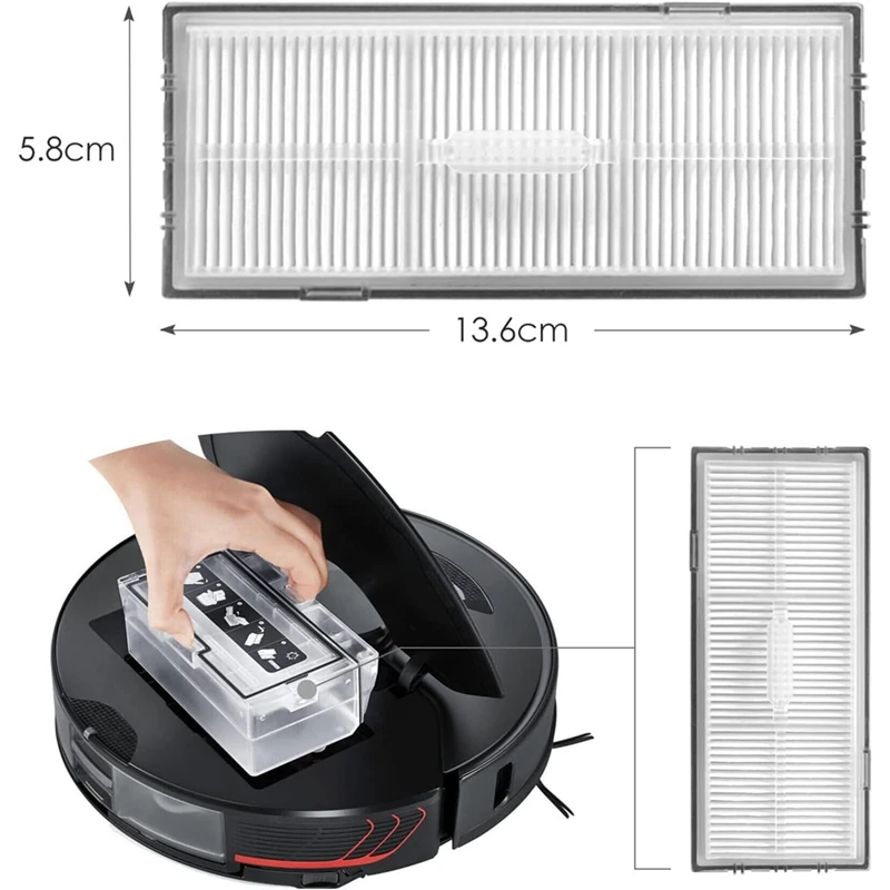 Accessory Set For Roborock S8/S7/S8+/S7 Maxv Ultra/S7 Pro Ultra Replacement Spare Parts Robot Vacuum Cleaner